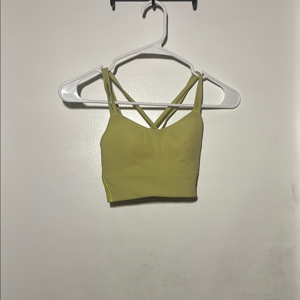 Lululemon Lime Green Strappy Women's Top